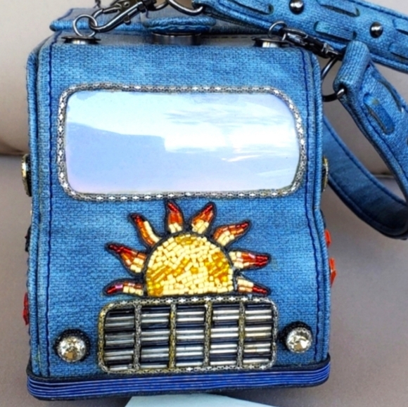 RARE,RETIRED MARY FRANCES TACO TRUCK HANDBAG - Picture 2 of 6